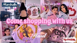 COME SHOPPING WITH US + GIRLY HAUL  (Marshalls, Burlington, Tj maxx & Ross) cute new finds!!