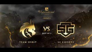 [RU] Team Spirit vs SG esports |The International 10|Group Stage| Game 1|4liver & DKPhobas