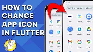 HOW TO CHANGE APP ICON IN FLUTTER