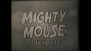 Animation Intros | Mighty Mouse Playhouse (1955 Black & White Vintage)