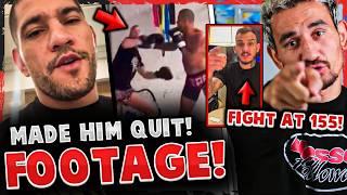 Alex Pereira MAKES MAN QUIT after LEFT HOOK! *FOOTAGE* Renato Moicano & Max Holloway!