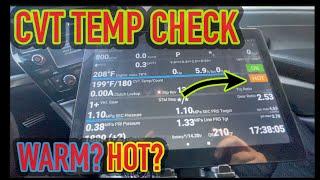 Nissan Maxima CVT Temp Check HOT