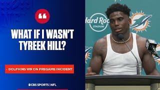 Tyreek Hill speaks on incident with police after Dolphins win opener | Press Conference