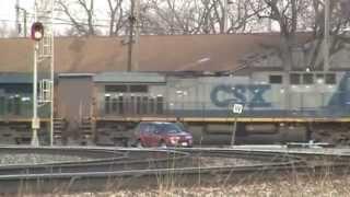 A Busy Day in Fostoria, Ohio with BNSF, NS, CSX, ex CR Units and Meets