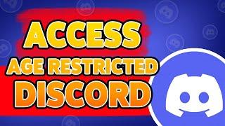 How To Access Age Restricted Discord On Android 2023 | Get Age Restriction Off In Discord Sever