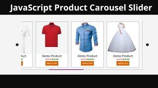 How To Build A Product Carousel Slider With Javascript | JS Project 3 of 10