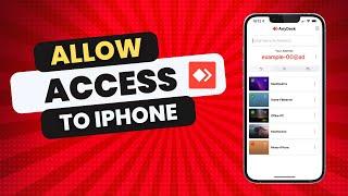 How to Allow Access to Your iPhone With Anydesk