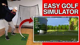 SUPER EASY HOME GOLF SIMULATOR SETUP