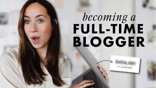 Becoming A Full Time Blogger | When To Take The Leap | By Sophia Lee Blogging