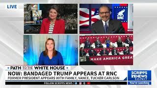 Republican National Convention - Diane Canada on Scripps News as Trump Makes First Appearance at RNC