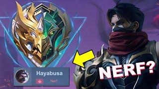 HAYABUSA BIG NERF?! SERIOUSLY [SEASON 34]