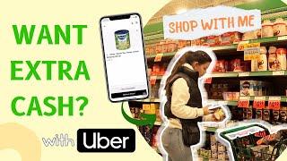 Uber's New Grocery Delivery Feature | My First Impressions Vlog | How to Make Extra Cash