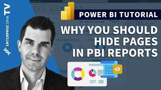 Why Hiding Pages Make Your Power BI Reports More Application-Like - Power BI Design Tips