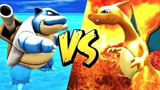 CHARIZARD VS BLASTOISE! (Ark Pokemon)