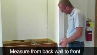 MarCraft, Inc. - How to Measure and Install a Vanity Top Enclosed by Two Walls