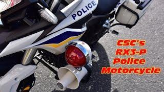 CSC's RX3-P Police Motorcycle