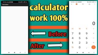 How to enable calculator | calculator problem solve 100%