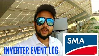 Download Event log from SMA solar grid Inverter #SustainableEveryDay