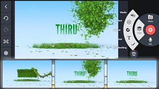 How to Create Instagram Trending Natural Name Art Video Editing in Kinemaster