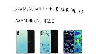 SIMPLE. CARA GANTI FONT SAMSUNG ANDROID 10. SAMSUNG A SERIES WAJIB MAMPIR