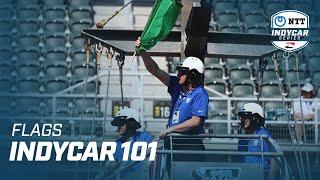 What do flags mean in the NTT INDYCAR SERIES? | INDYCAR 101 presented by Pennzoil