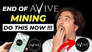 Avive Mining Suspended | Do This Now To Withdraw Your Avive Coin | Avive Latest Update #aviveairdrop