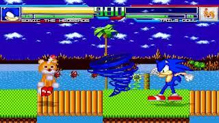 NICK54222 MUGEN: Sonic the Hedgehog (Claymizer OLD) (me) VS Tails Doll