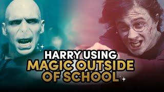 Harry using Magic Outside of Hogwarts