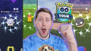 EPIC NEW SHINIES! Pokémon GO *Sinnoh Tour* Los Angeles from The Rose Bowl Park Gameplay!