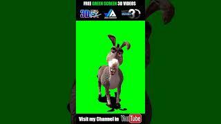 Donkey Green screen from Shrek Movie Green Screen #shorts