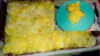 Картофельная запеканка по-французски. French potato casserole.