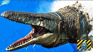 Taming A Paleo Accurate JURASSIC MOSASARUSU | Ark Astraeos (E5)