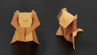 Easy Origami Lion - How to Fold