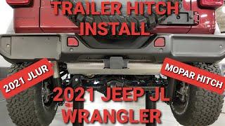 2018 - 2021 Jeep Wrangler Unlimited Rubicon JLUR Mopar Trailer Hitch Install