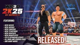 WR3D 2K25 V1.1 BY SEPKER (FIXED VERSION) RELEASED! | CAREER & GM MODE WORKING, BUGS FIXED