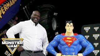 Shaquille O'Neal visits Feld Entertainment Studios | Monster Jam