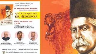 Man Of The Millennia - Dr. Hedgewar Book Launched By RSS Sarkaryavah Dattatrey Hosabale #rss #book