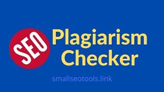 Plagiarism Checker | How to Check Plagiarism Online free | How to Remove Plagiarism | Smallseotools
