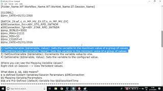 Mapping Parameter & Variable with Parameter File