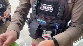 Thai Police Jump Out And Search Me in Public! Phuket Immigration Visa Check Nov 2022