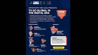 WEBINAR ASPENKU X KEMENDAG - Opportunity for Local Products to Go Global in the Digital Era