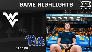 West Virginia vs. Pittsburgh Game Highlights | 2024-25 Big 12 Men’s Basketball