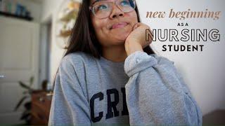 Starting Over In My 30's | complete career change, new nursing student, new life