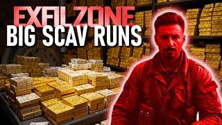 Making BIG LOOT From Scavenger Runs In Contractors ExfilZone!