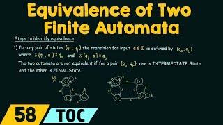 Equivalence of Two Finite Automata
