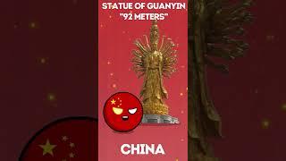 The Largest Statues Of The Countries  #countryballs