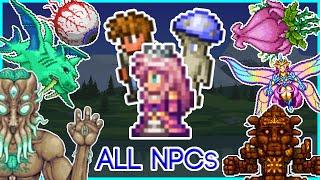 Terraria 1.4.2.3 - All NPCs At Once vs ALL Bosses