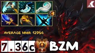 bzm | Shadow Fiend  | Average MMR: 12956 | 7.36c | Immortal Dota 2 Pro Plays