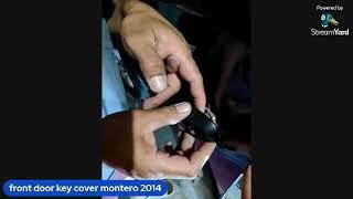 mitsubishi montero 2014 front door key port cover #caraccessories #cars #autodetailing #montero