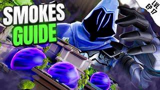 *NEW* ULTIMATE ABYSS SMOKES GUIDE - Omen Clove Viper Brimstone Astra Attack & Defense Smoke tutorial